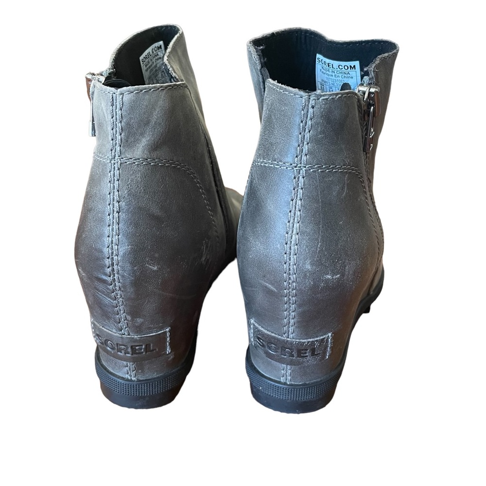 Sorel Gray Ankle Boots - Picture 6 of 7